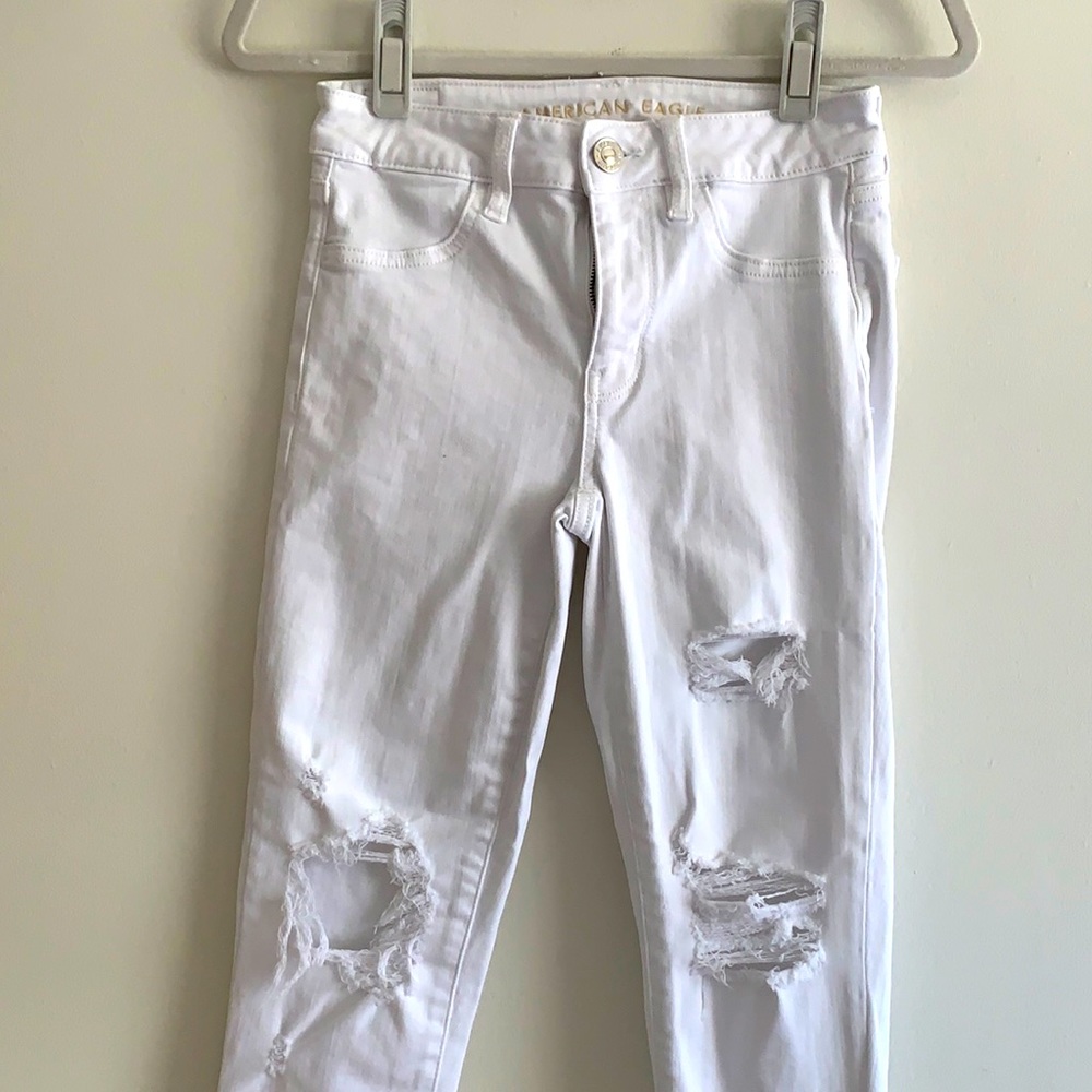 AE ne(x)t level stretch white jegging size 2 short